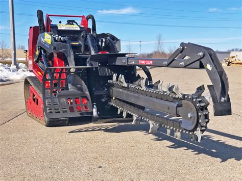 skid steer trencher alberta|trenching attachment for skid steer.